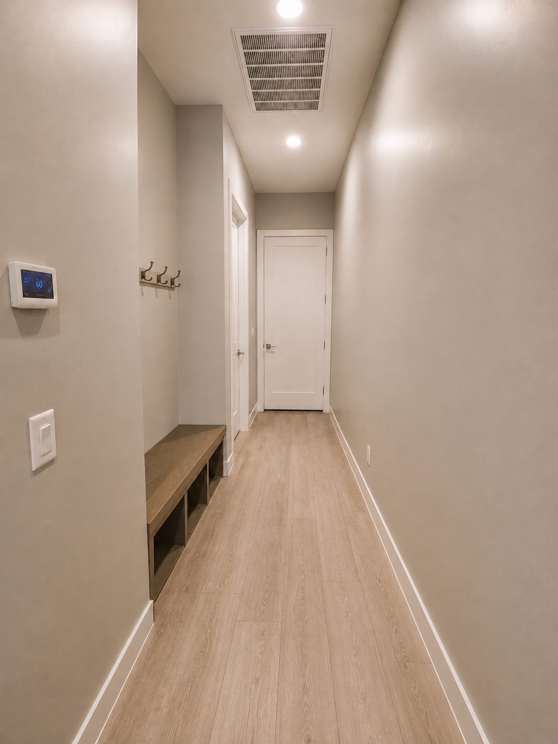 Hallway, before